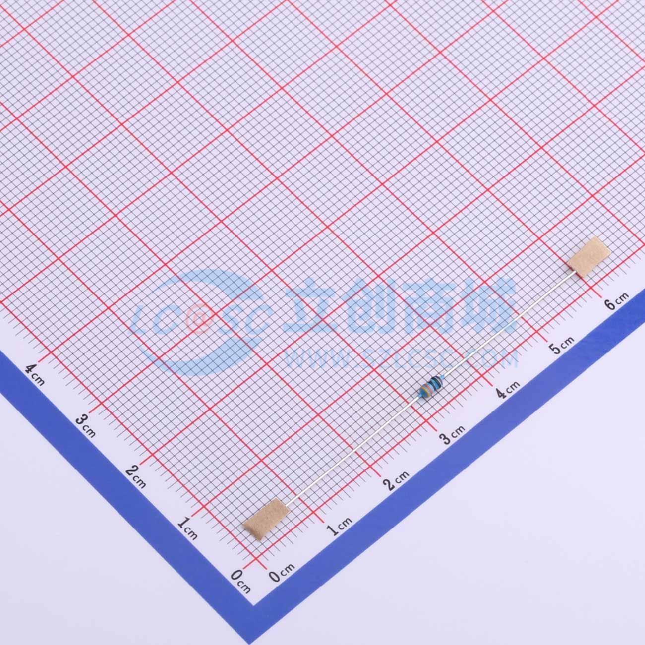 MF1/8W-430Ω±1%T52实物图