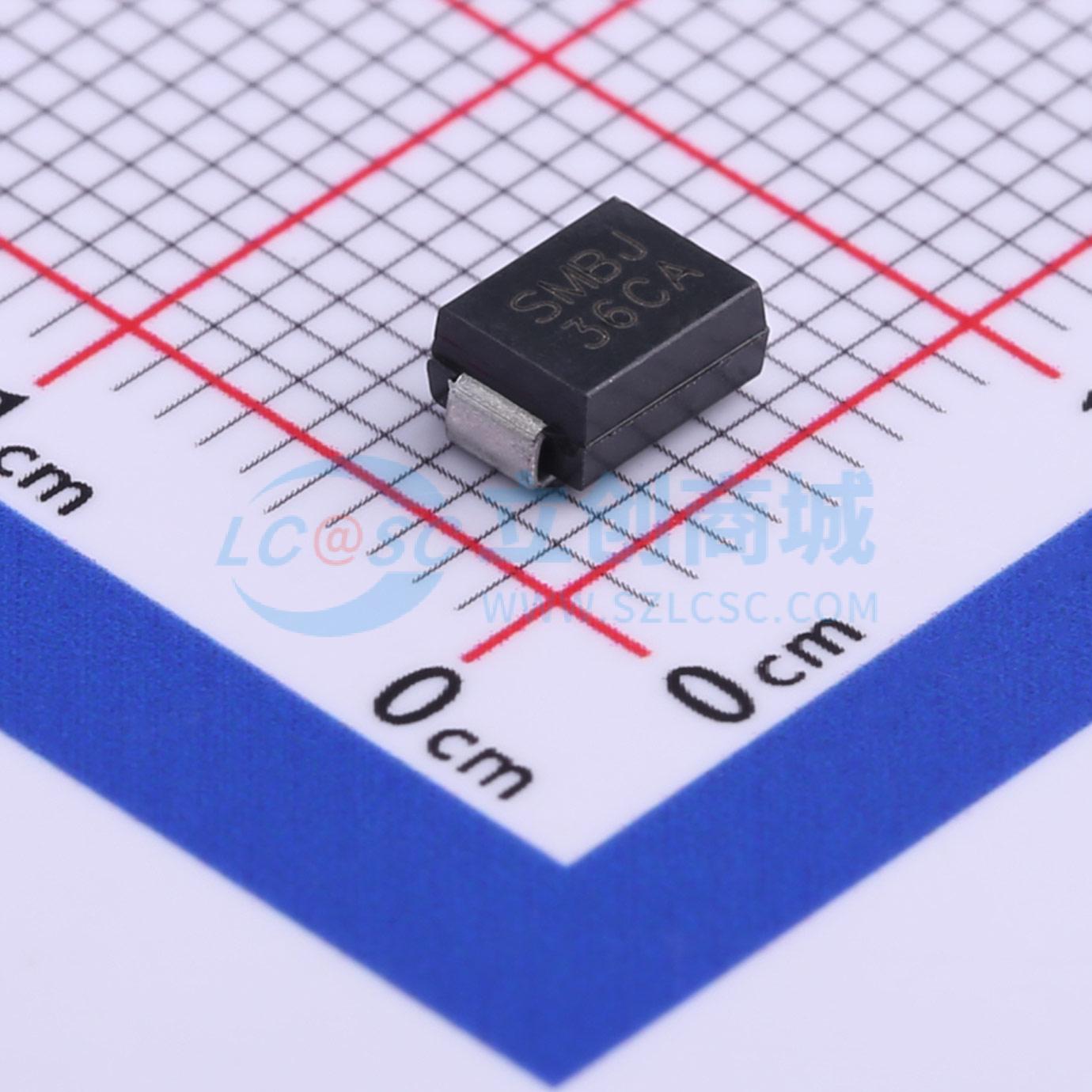点击查看大图 SMBJ36CA实物图