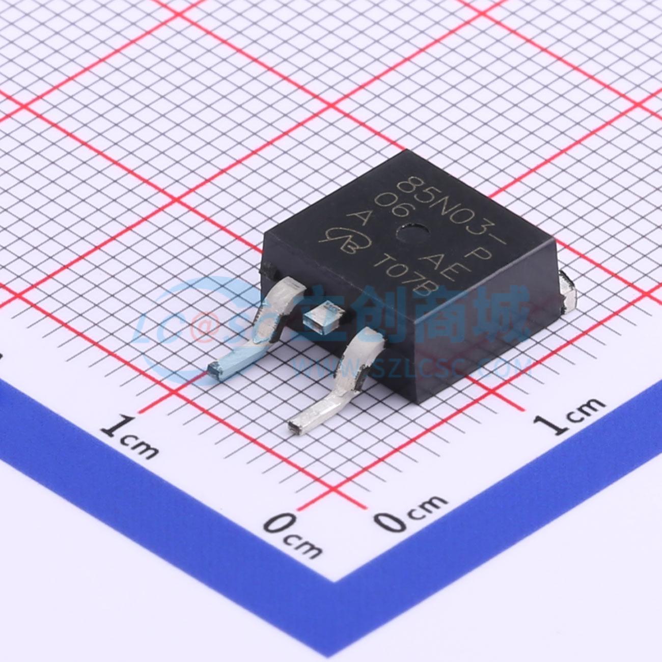 点击查看大图 SUM85N03-06P-VB实物图