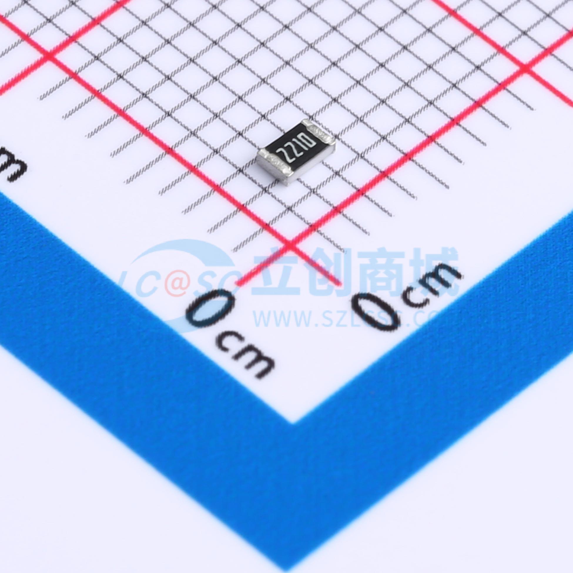点击查看大图 RT0805BRD07221RL实物图