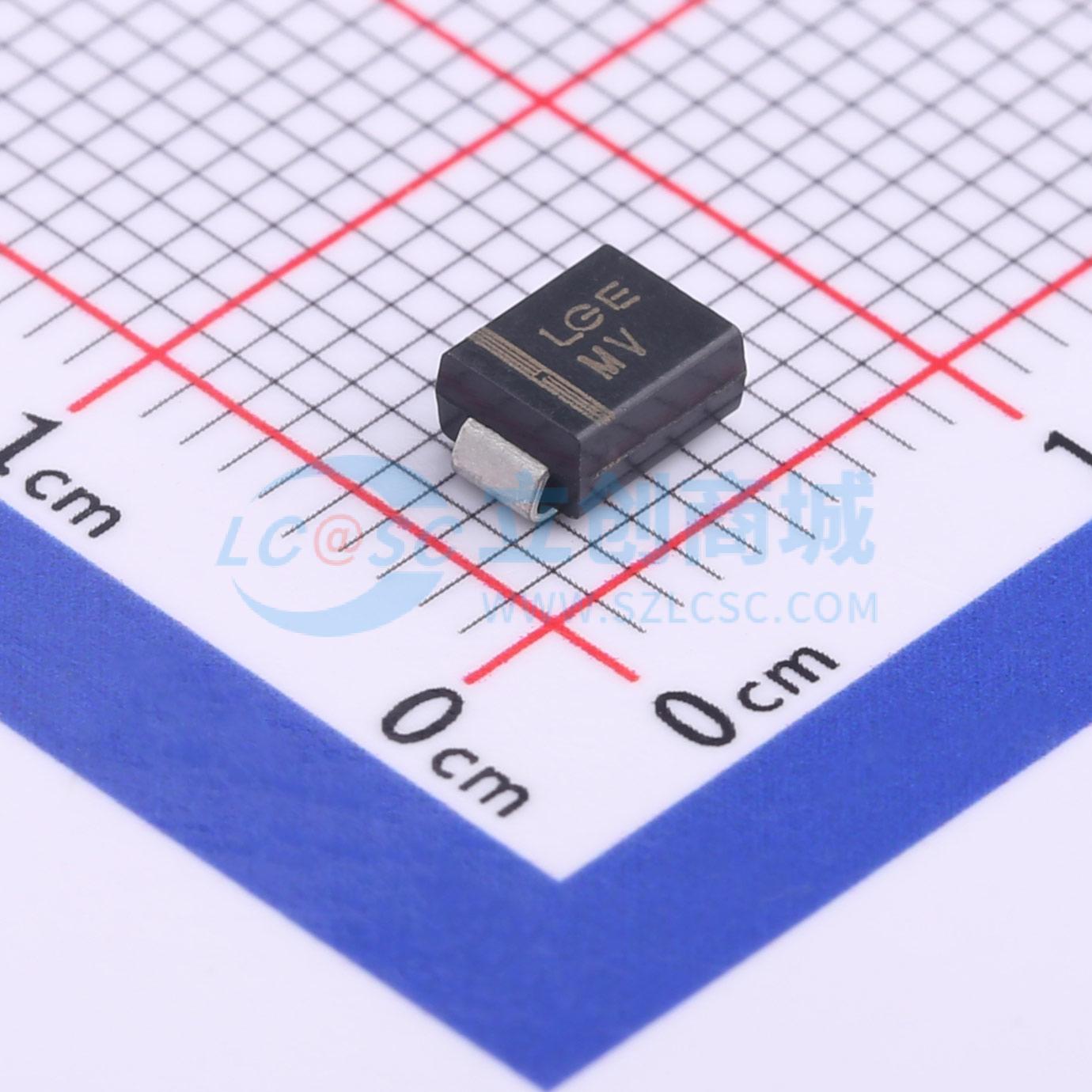 点击查看大图 SMBJ45A实物图