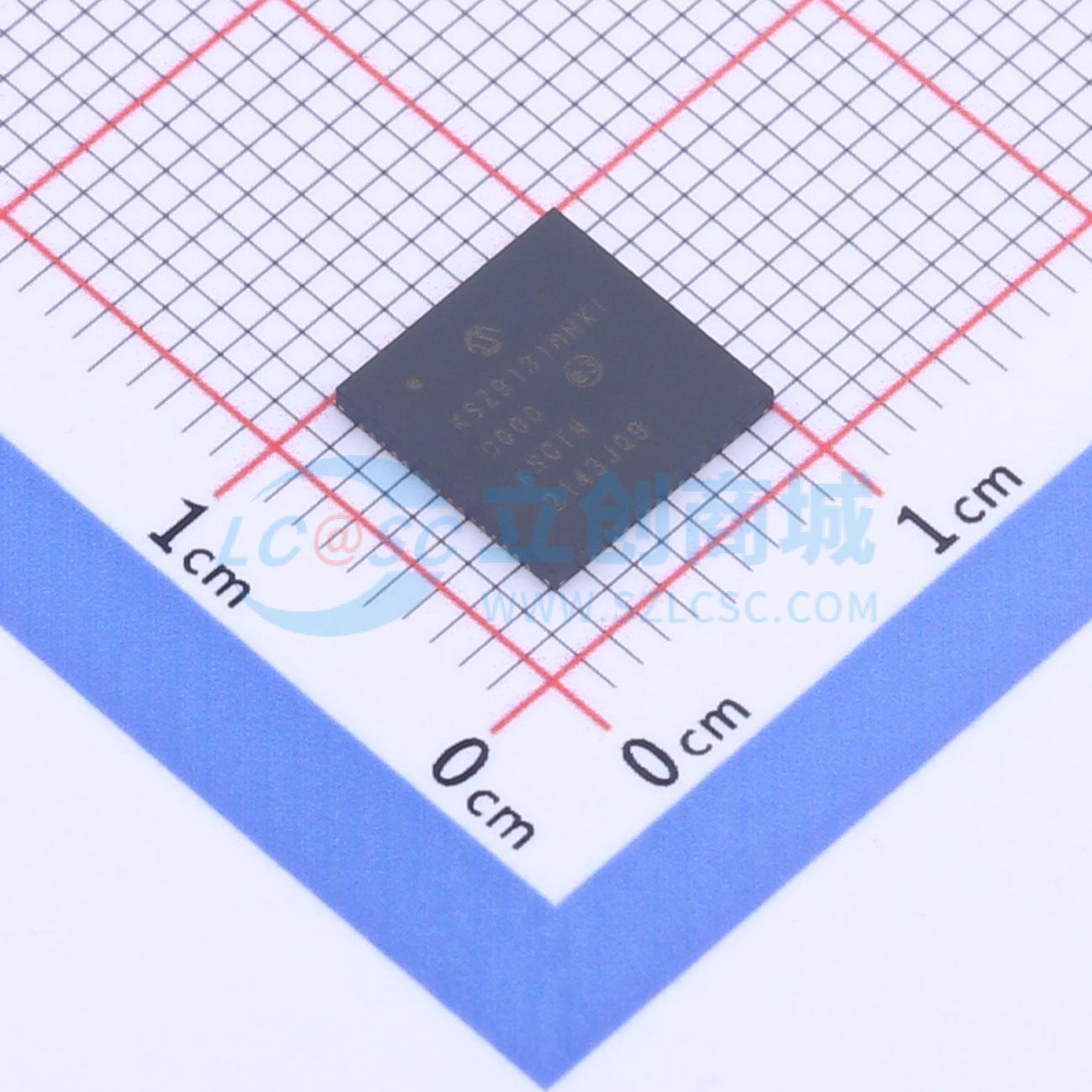 点击查看大图 KSZ9131MNXI实物图