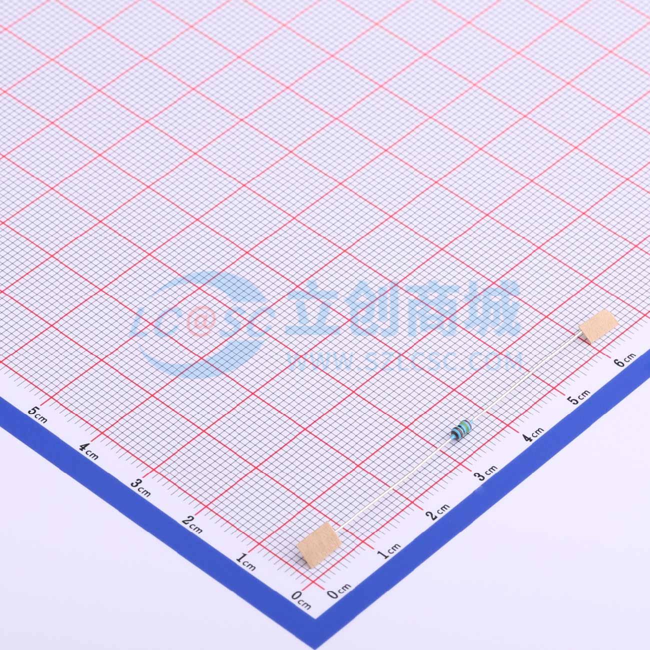 MF1/8W-2.4KΩ±1%T52实物图