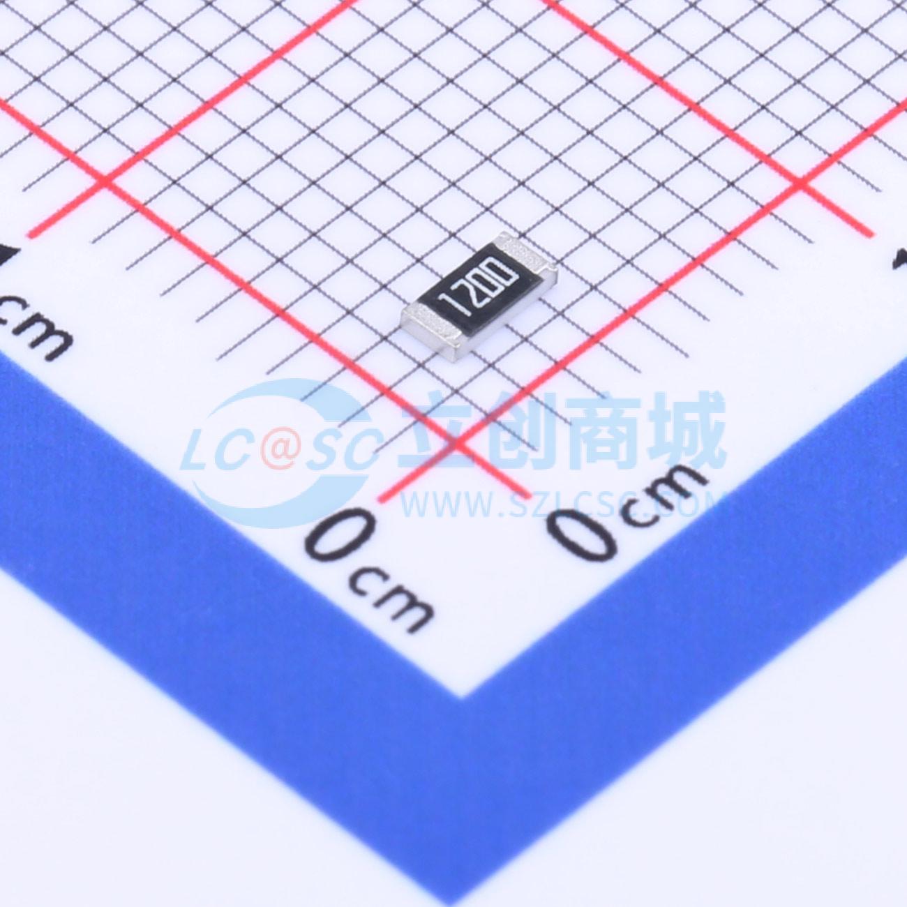 点击查看大图 RC1206FR-7W120RL实物图