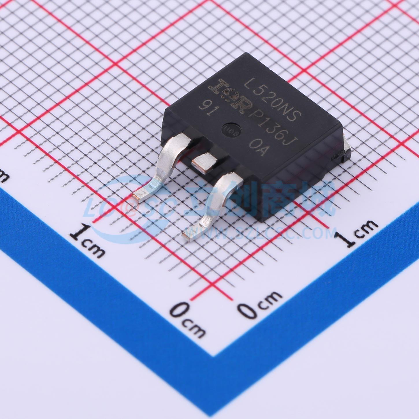 点击查看大图 IRL520NSTRLPBF实物图