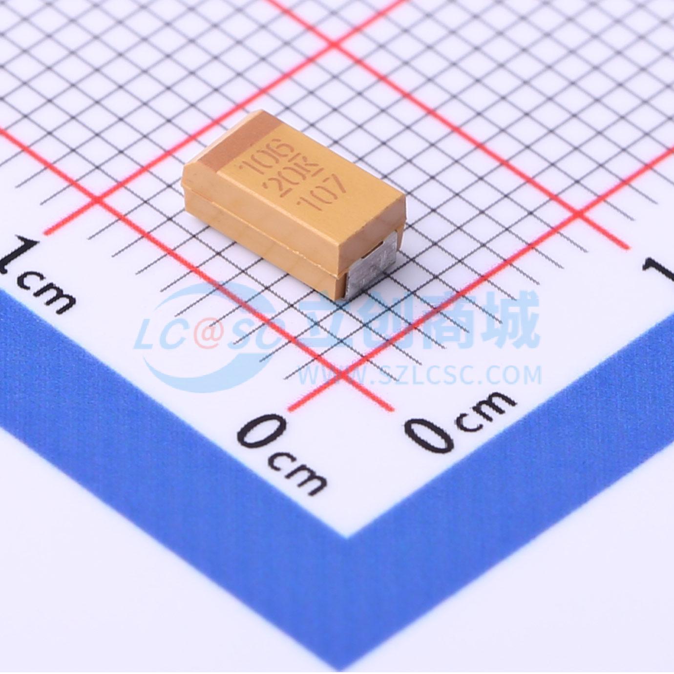 点击查看大图 T491C106M020AT实物图