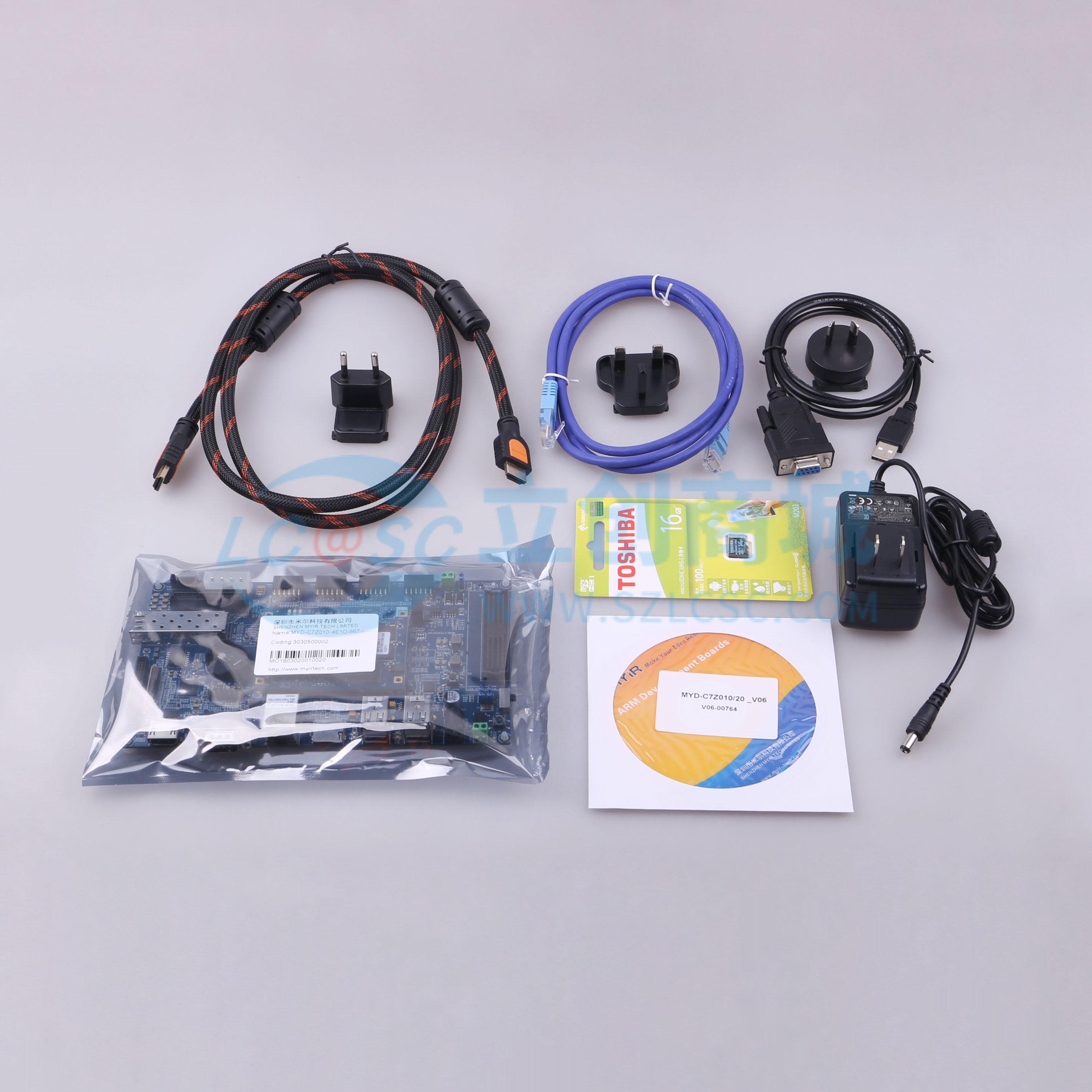 点击查看大图 MYD-C7Z010-4E1D-667-I实物图