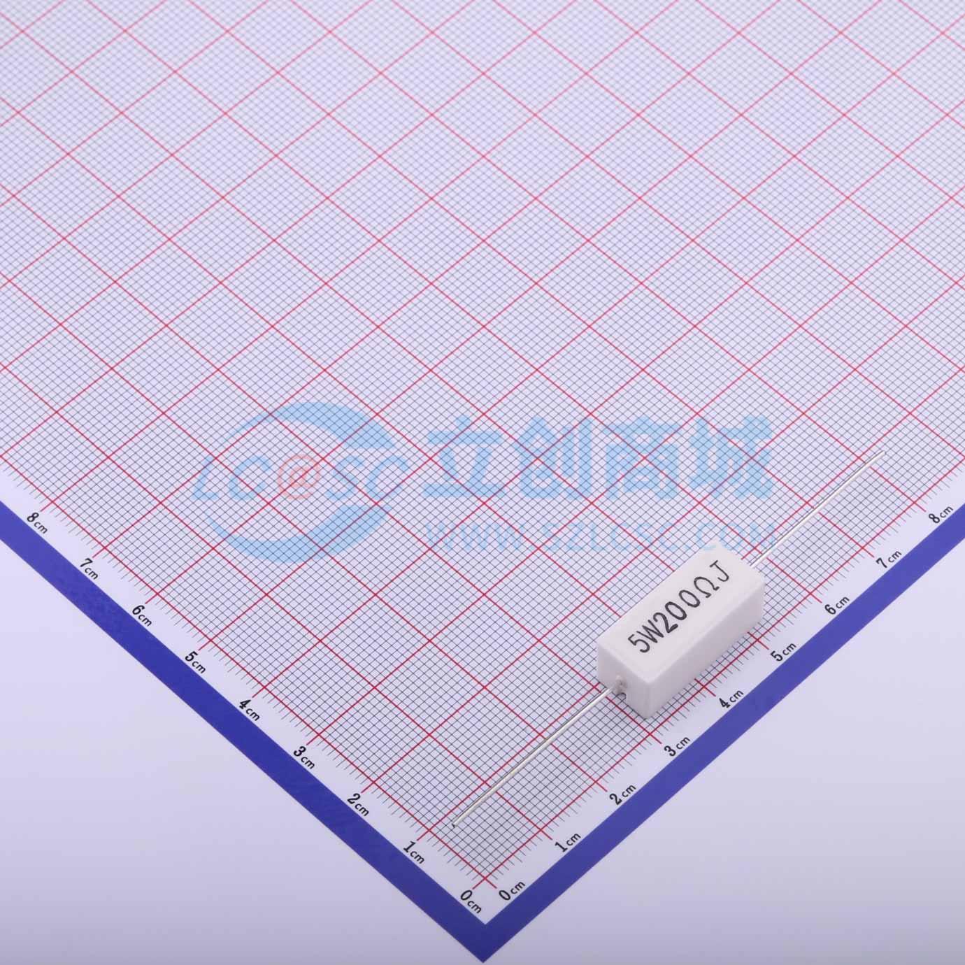 点击查看大图 CR-L5W-200ΩJ实物图