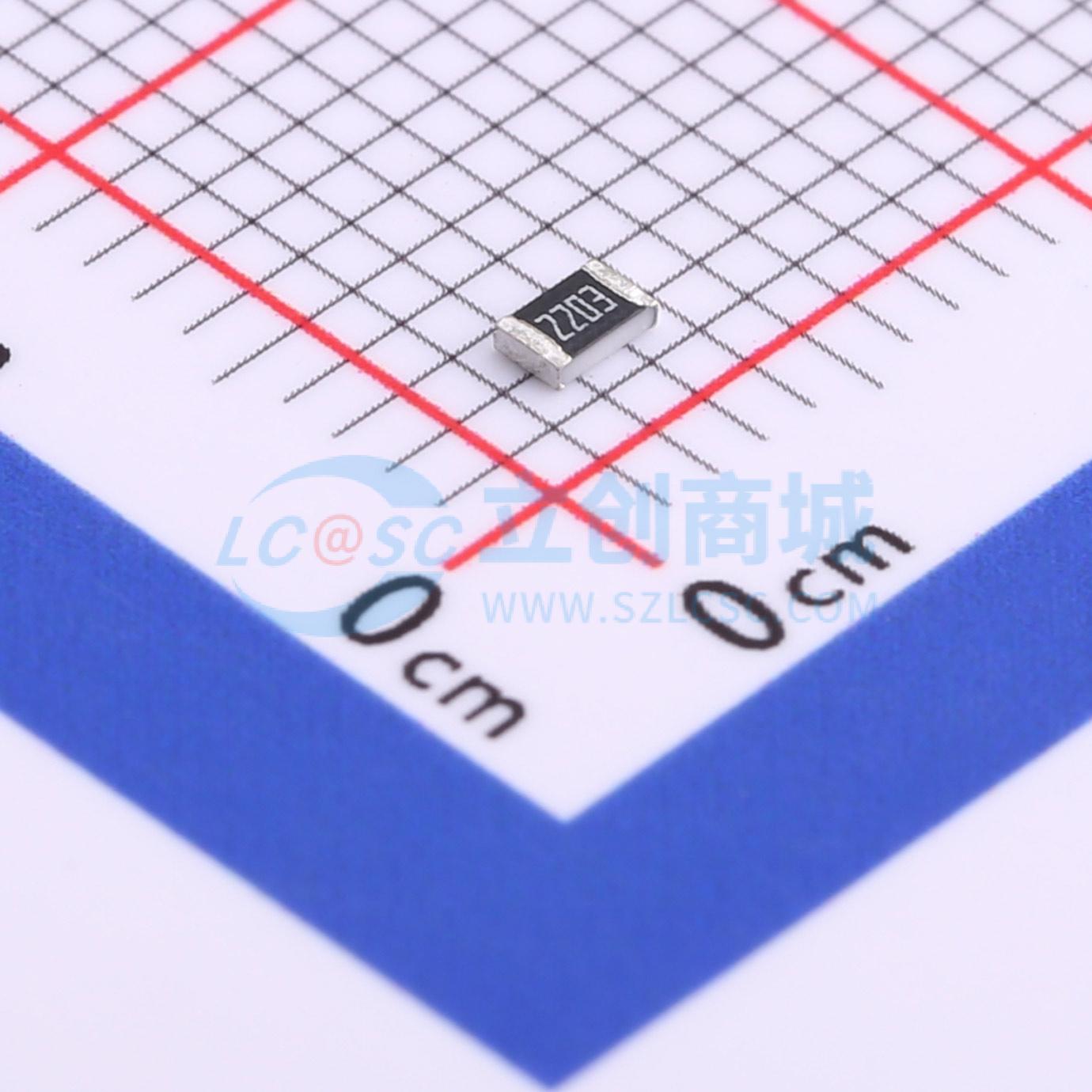 点击查看大图 RT0805DRE07220KL实物图