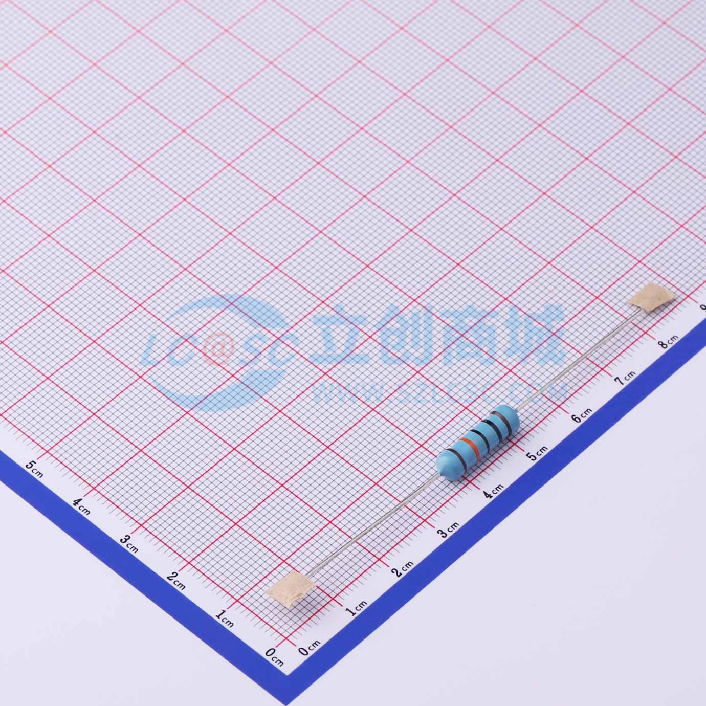 点击查看大图 MF3WS-100KΩ±1%T实物图