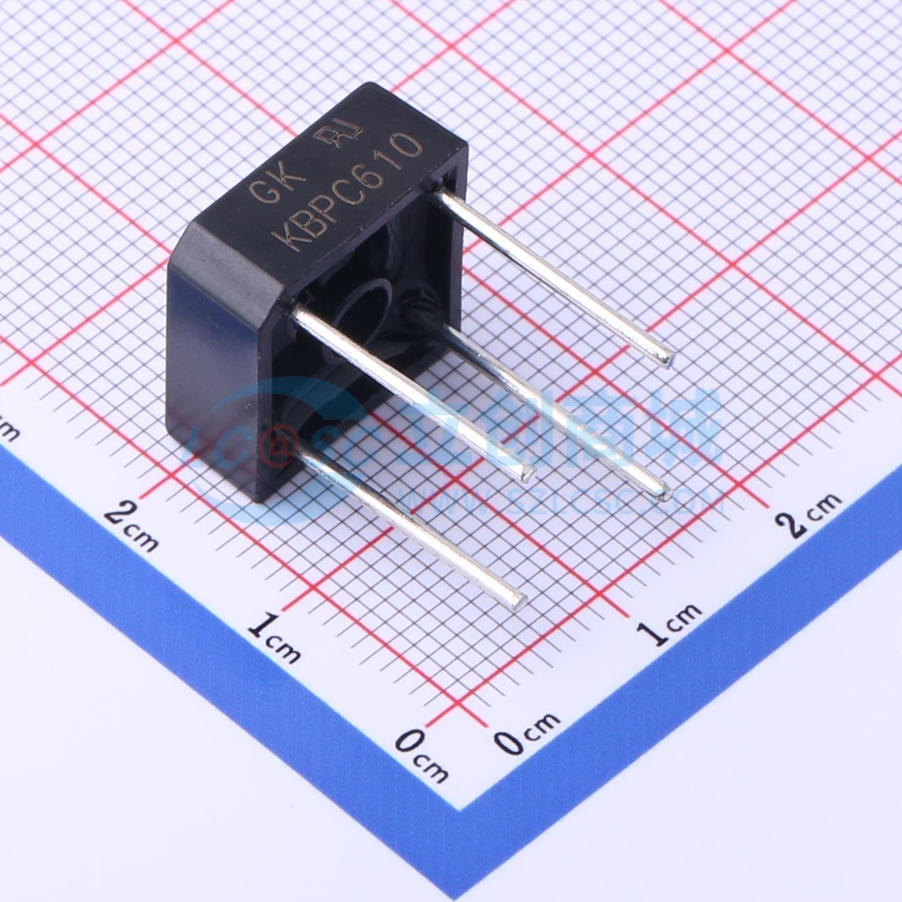 点击查看大图 KBPC610实物图
