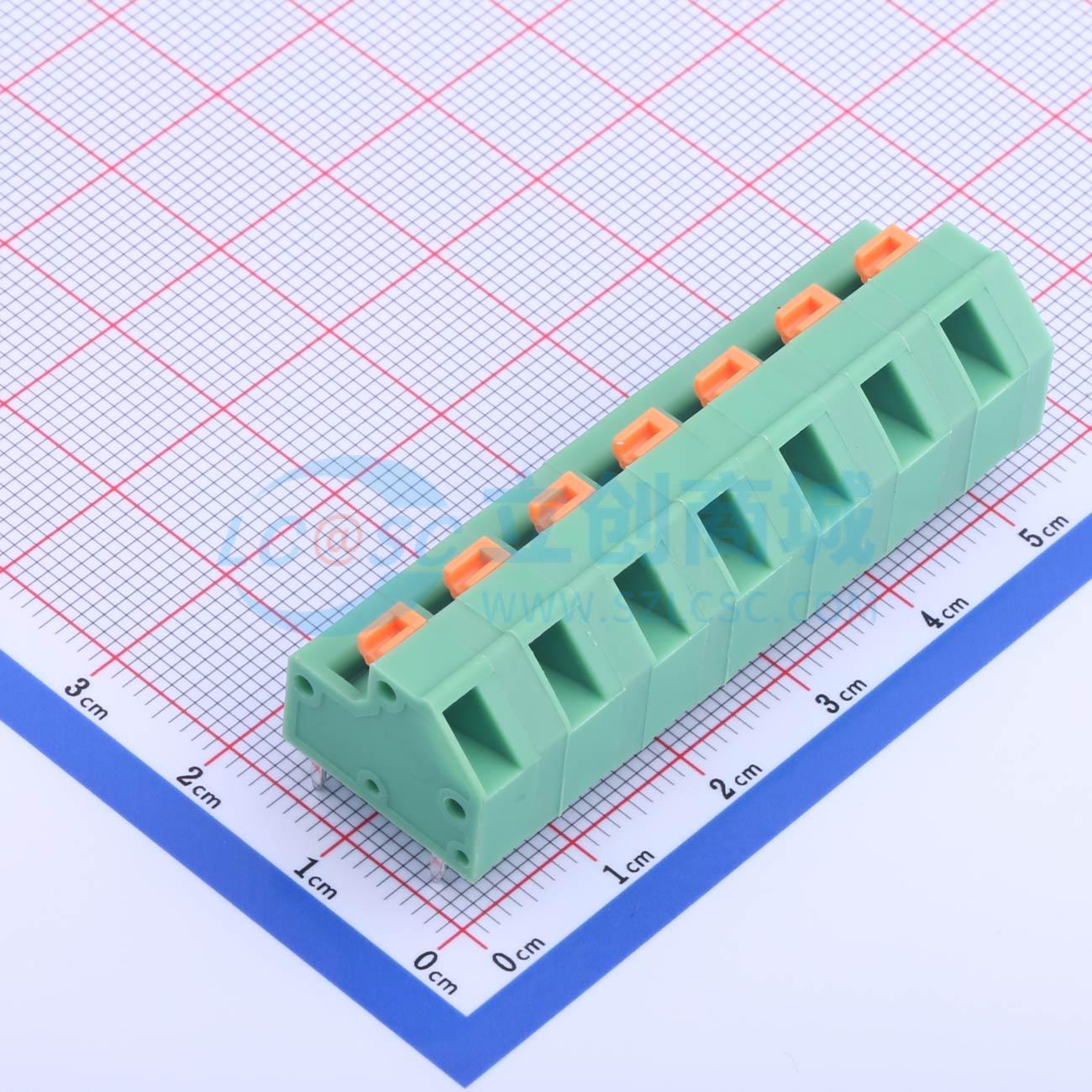 点击查看大图 KF237-7.62-7P实物图