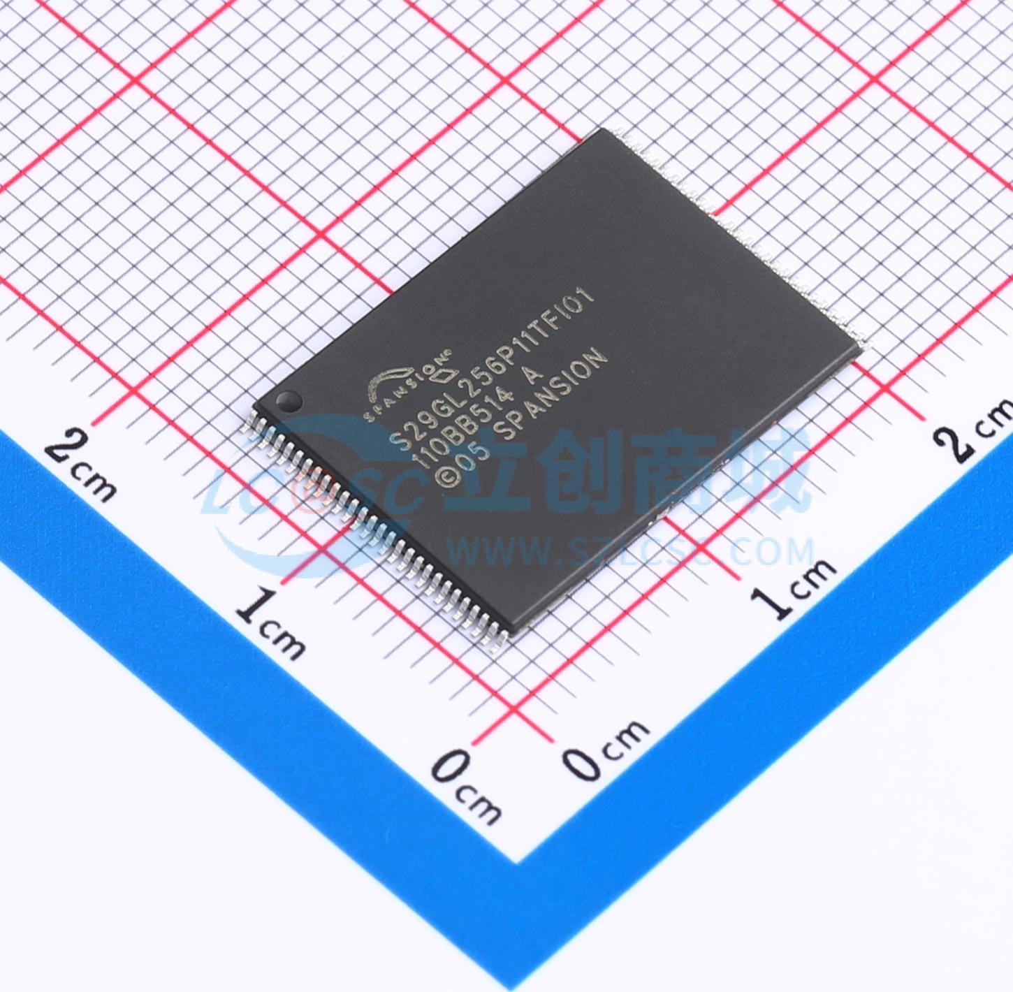 S29GL256P11TFI010实物图