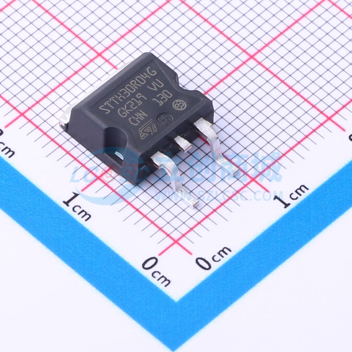 STTH30R04G-TR实物图