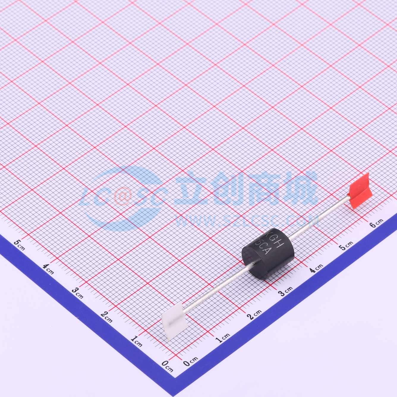 点击查看大图 15KPA75CA/B实物图