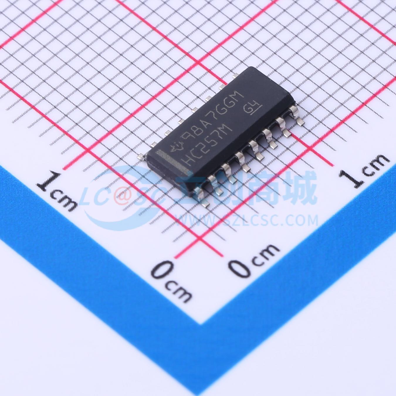 点击查看大图 CD74HC257M实物图