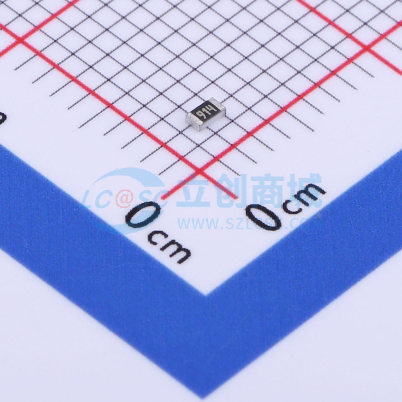 点击查看大图 CR0603F910KP05Z实物图