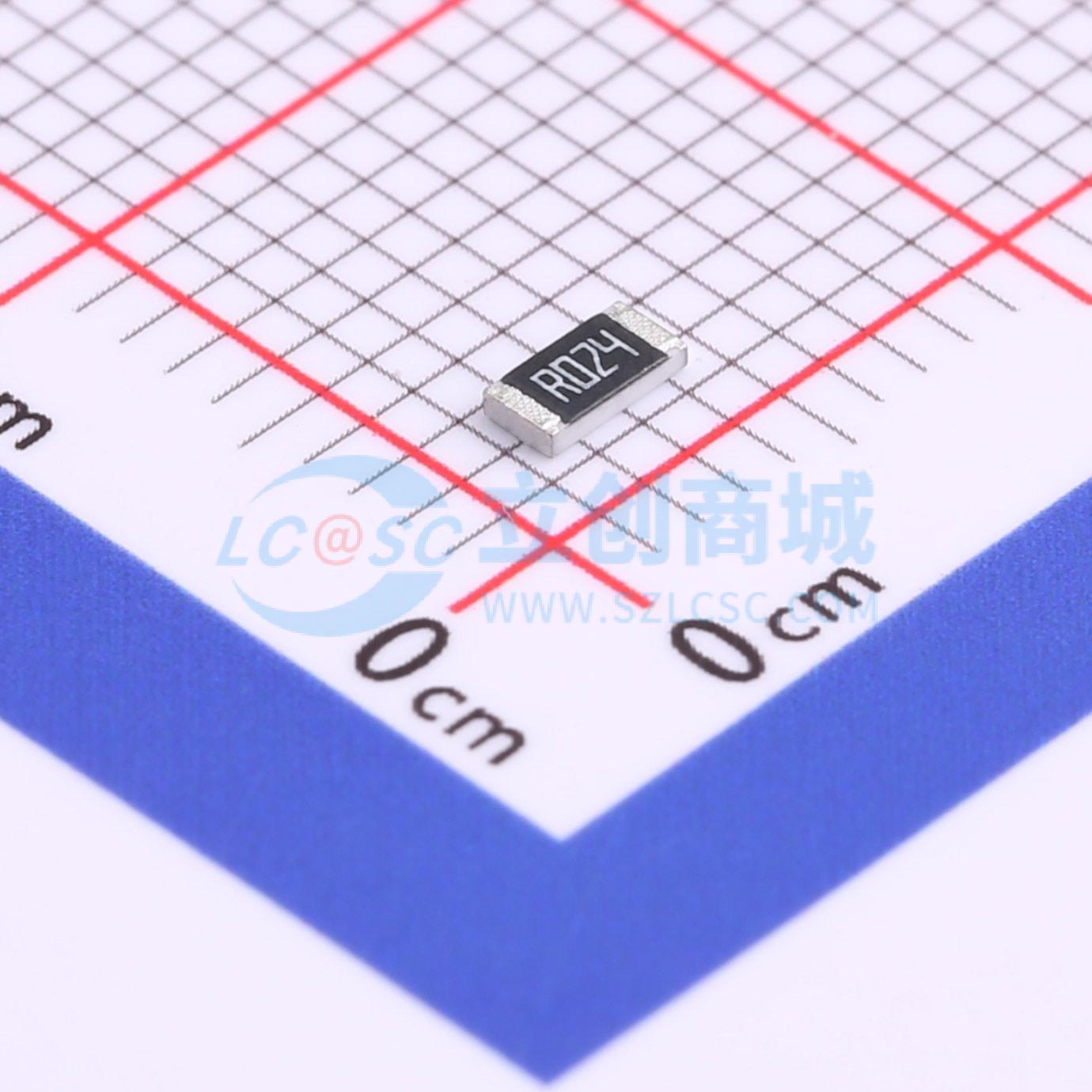 点击查看大图 RL1206JR-070R024L实物图