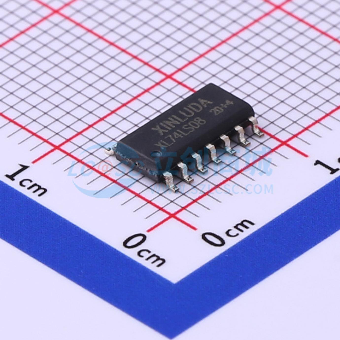 点击查看大图 XL74LS08实物图