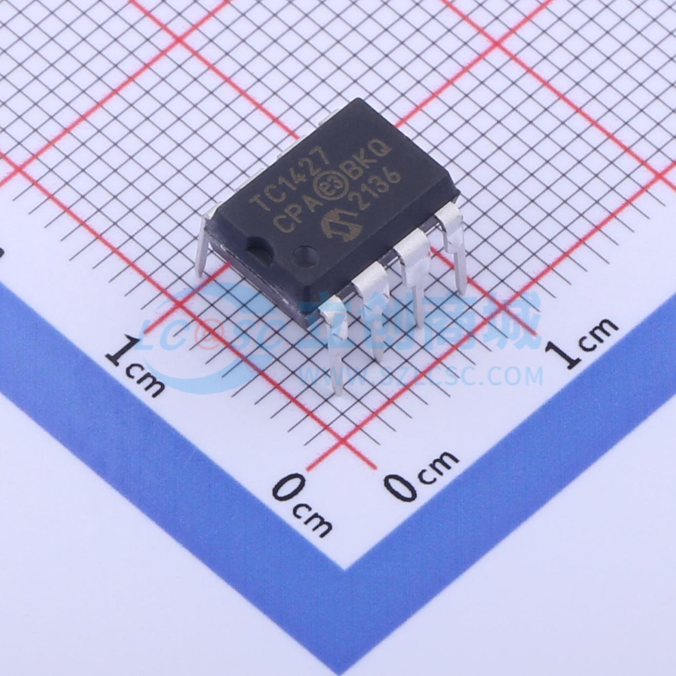 点击查看大图 TC1427CPA实物图