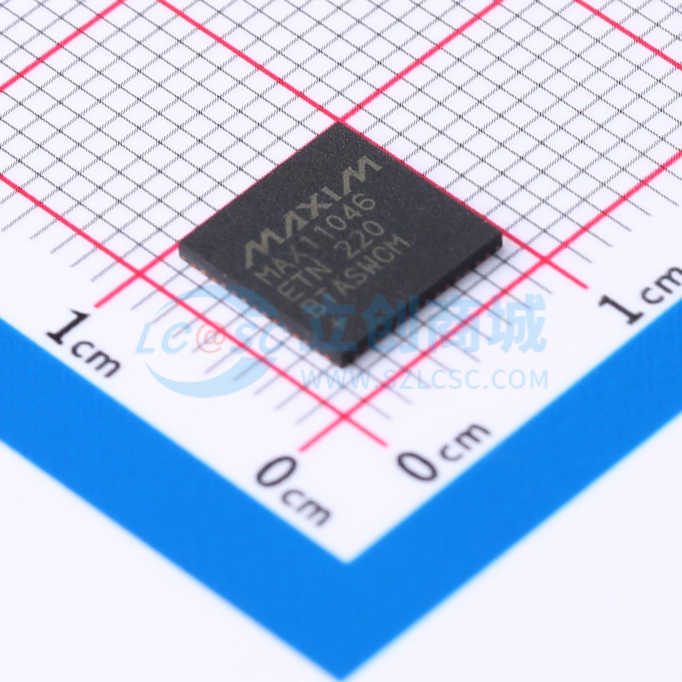 MAX11046ETN+实物图