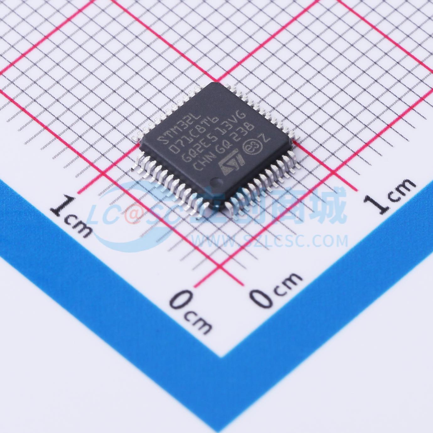 点击查看大图 STM32L071C8T6实物图