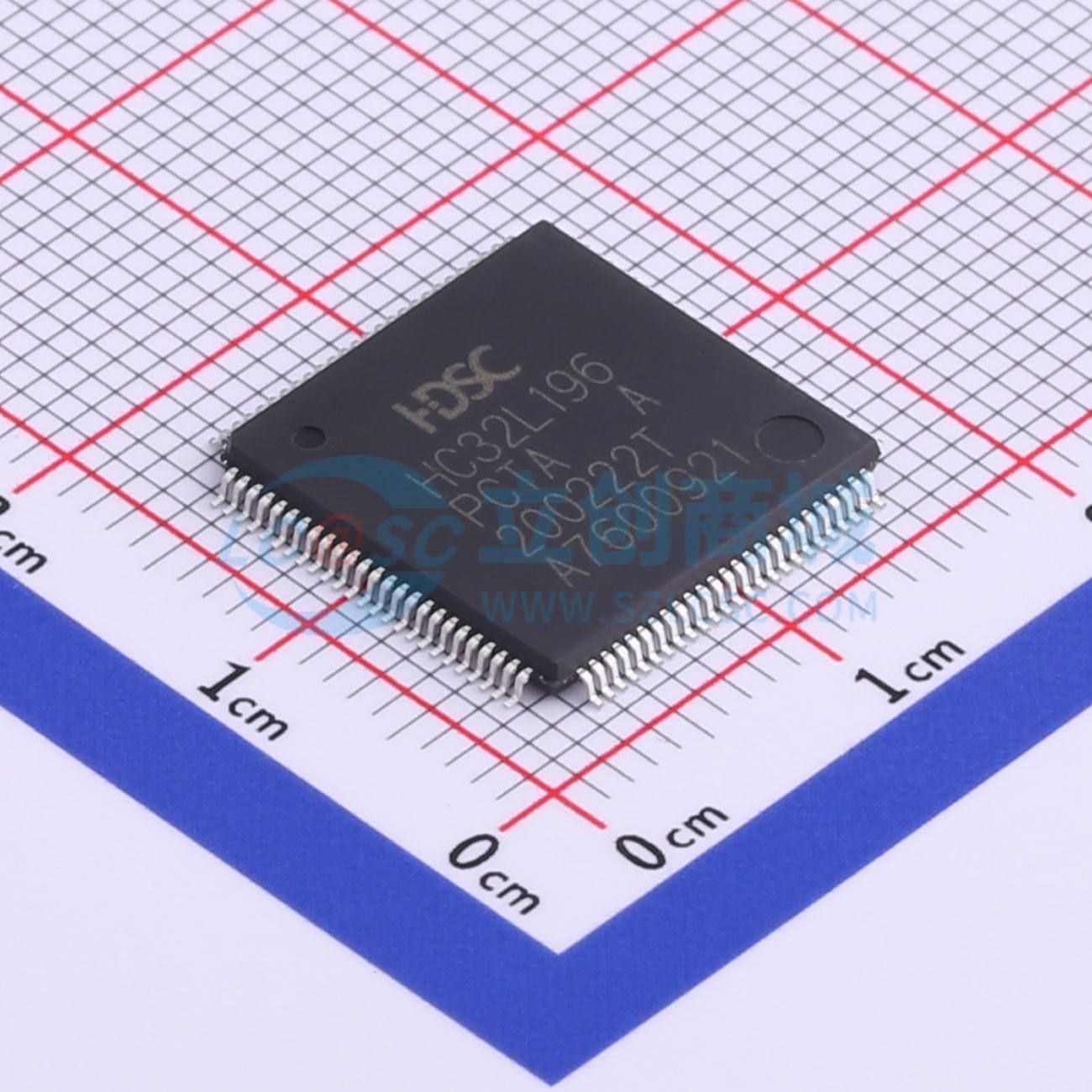 点击查看大图 HC32L196PCTA-LQFP100实物图