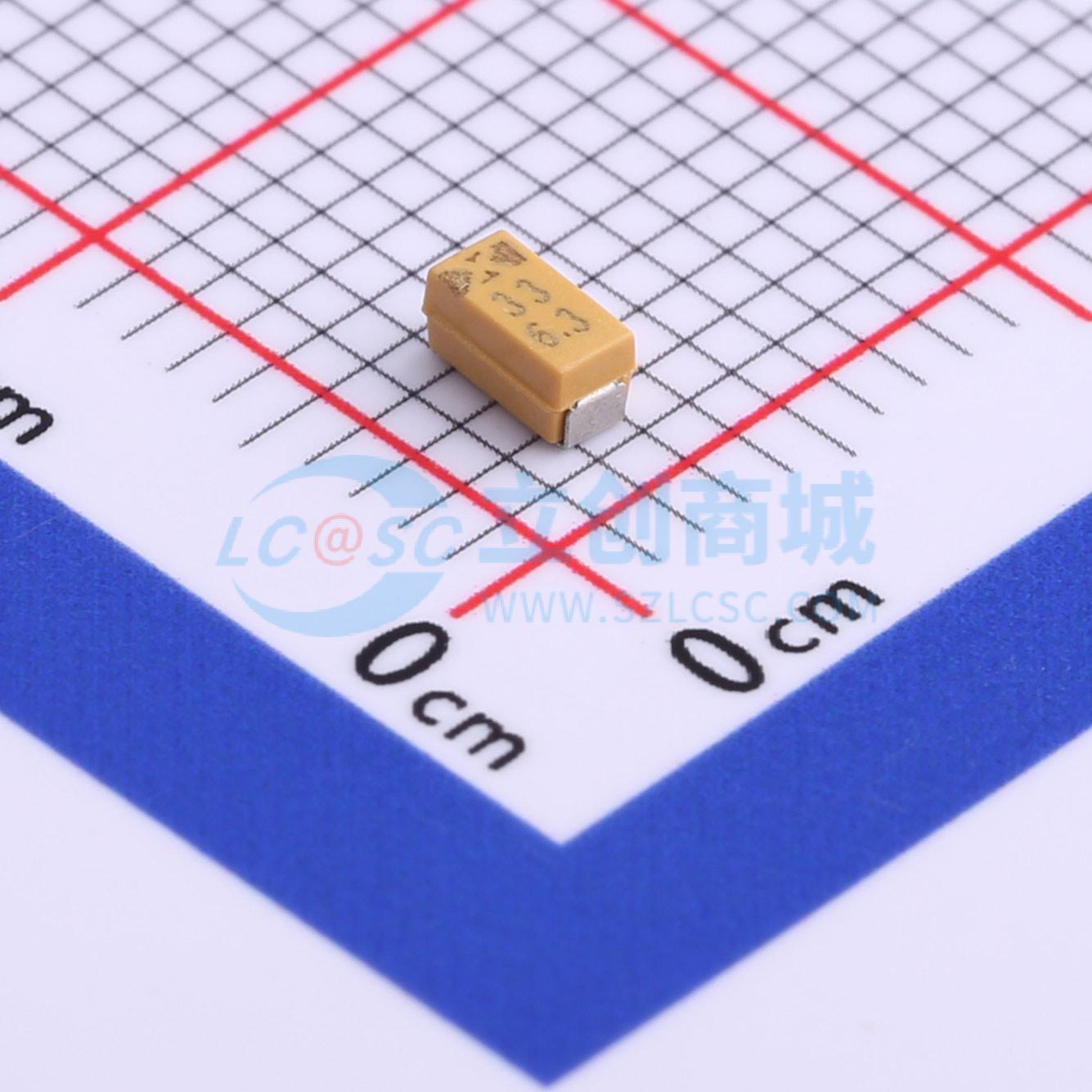 点击查看大图 CA45-A-6.3V-33uF-K实物图