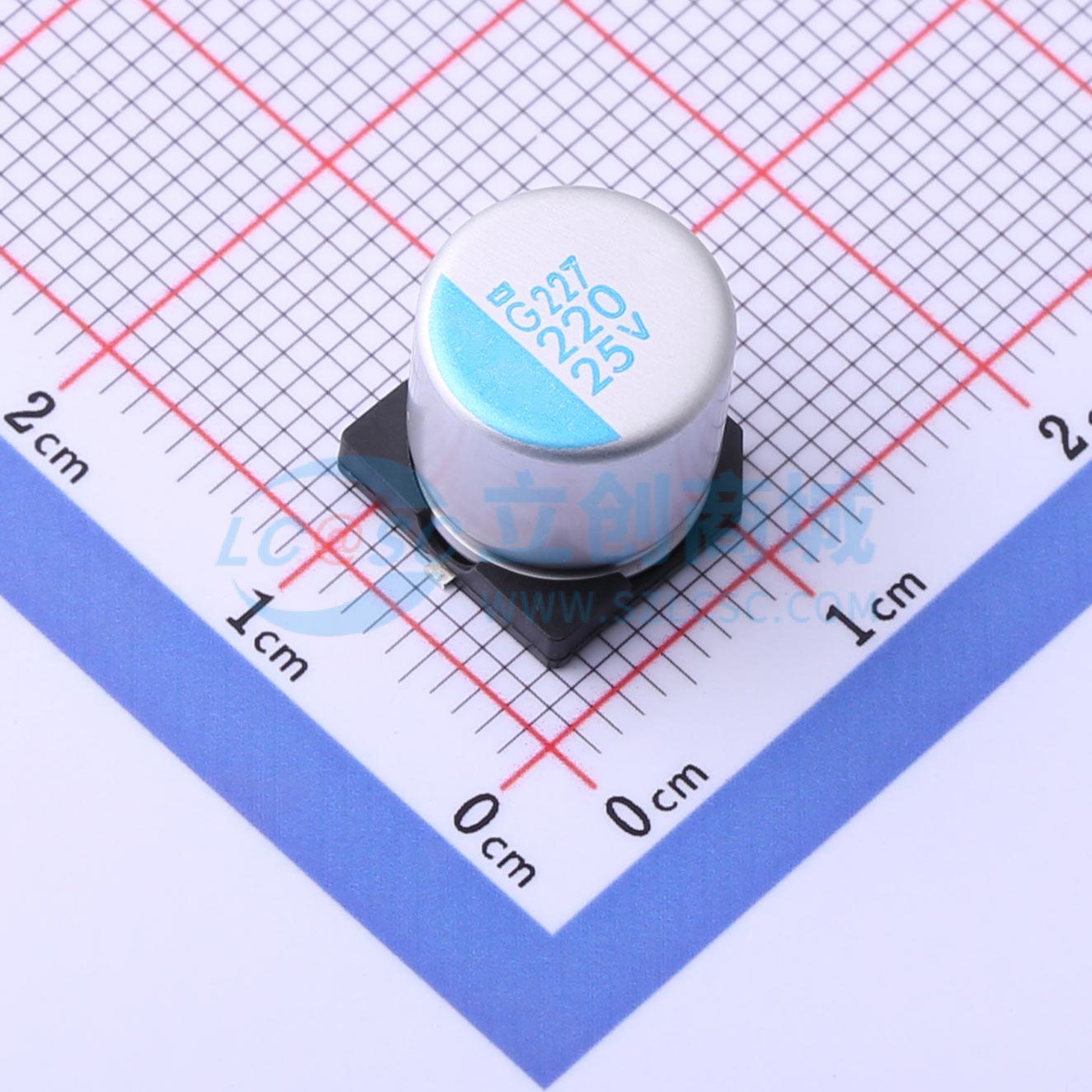 点击查看大图 APXG250ARA221MJA0G实物图