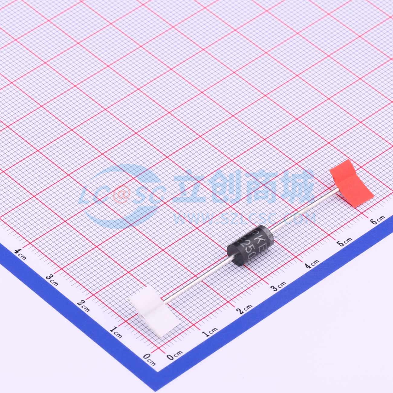 点击查看大图 1.5KE250A/B实物图