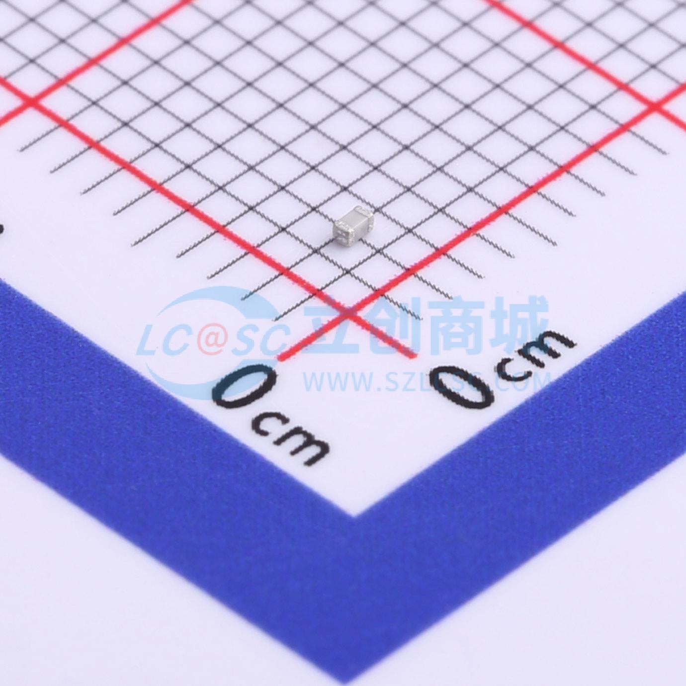 点击查看大图 CC0402JRNPO9BN430实物图