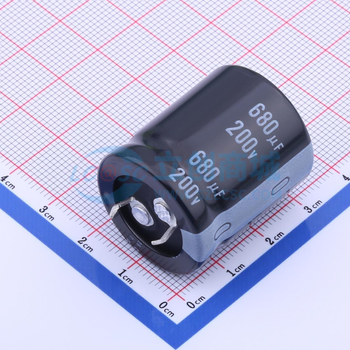 点击查看大图 LLS2D681MELA实物图