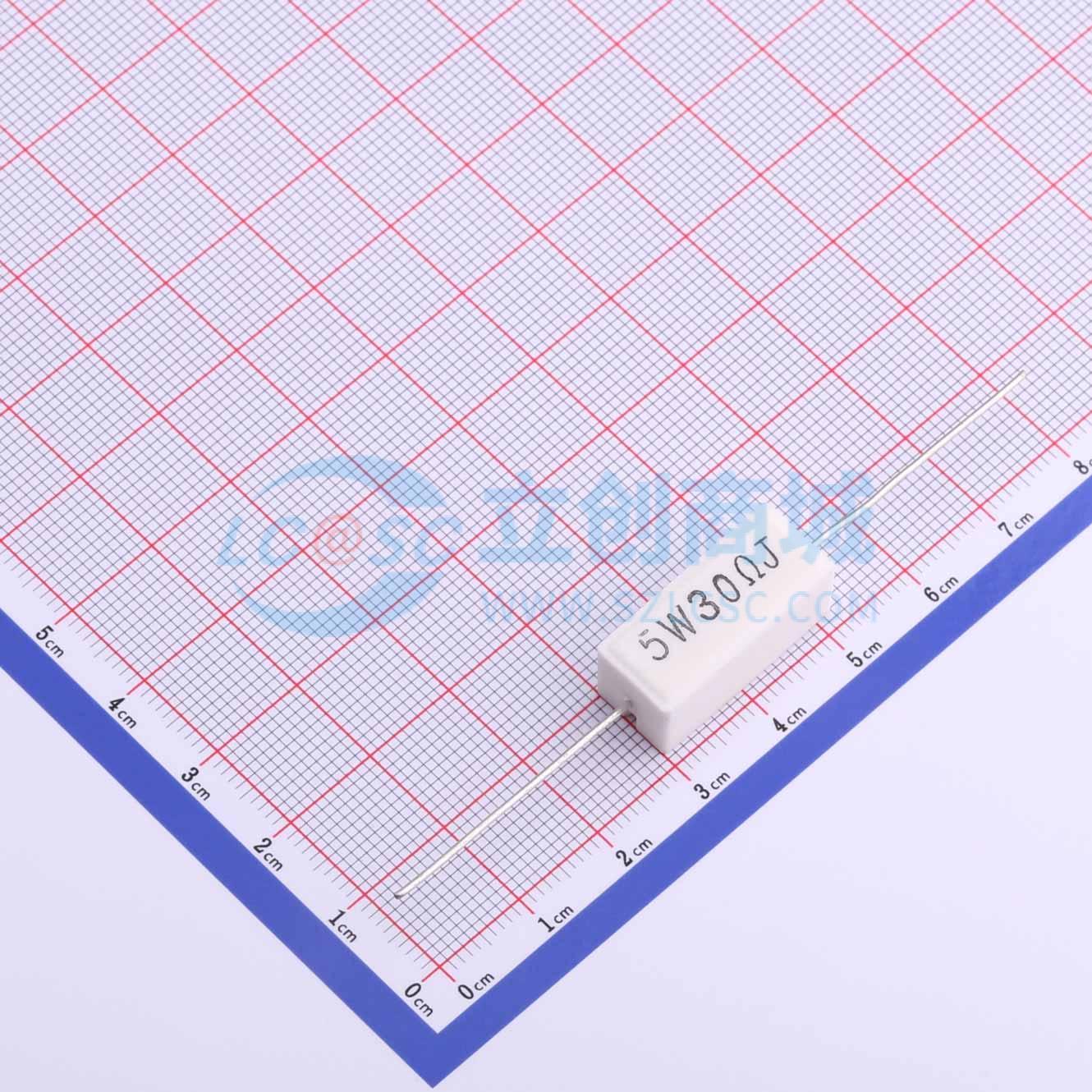 点击查看大图 CR-L5W-30ΩJ实物图