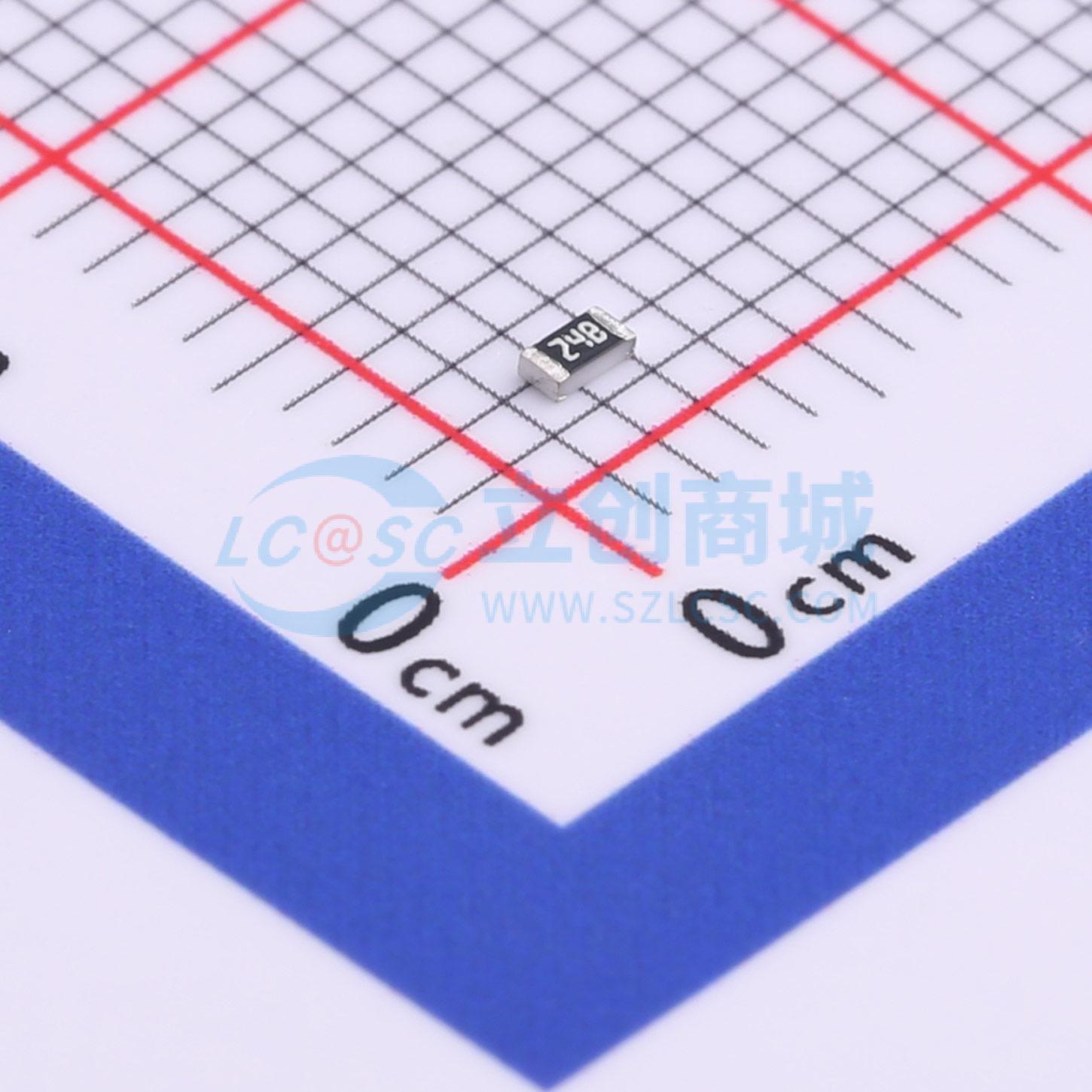 点击查看大图 RT0603BRD071K74L实物图