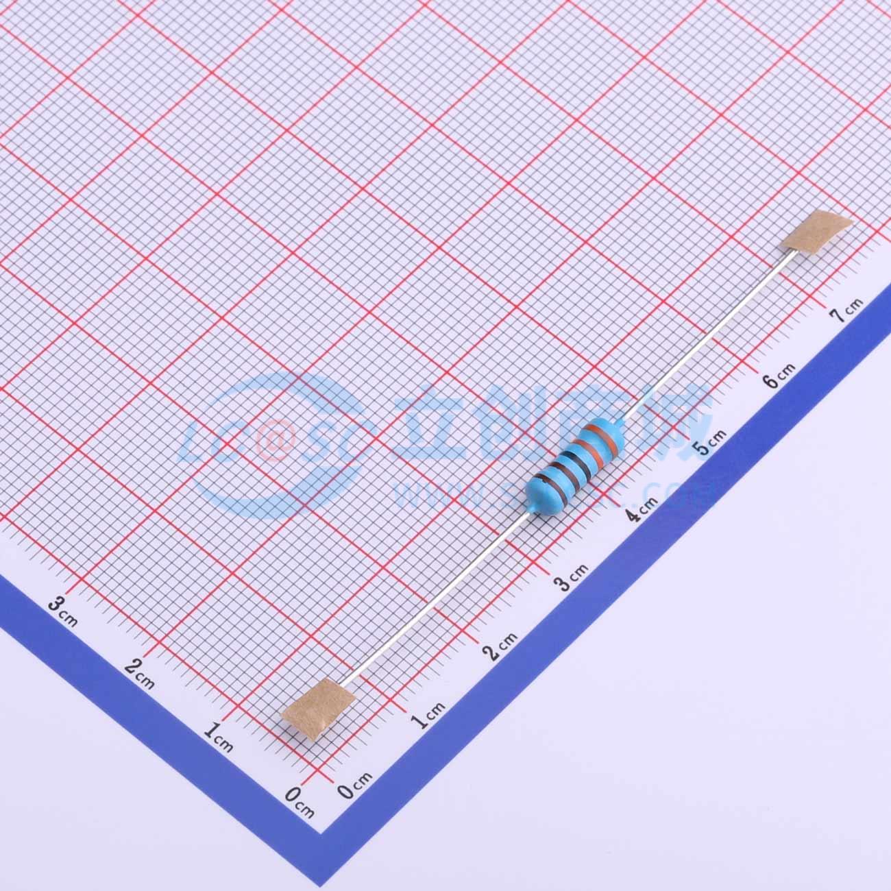 点击查看大图 MF1W-3.3KΩ±1%T实物图