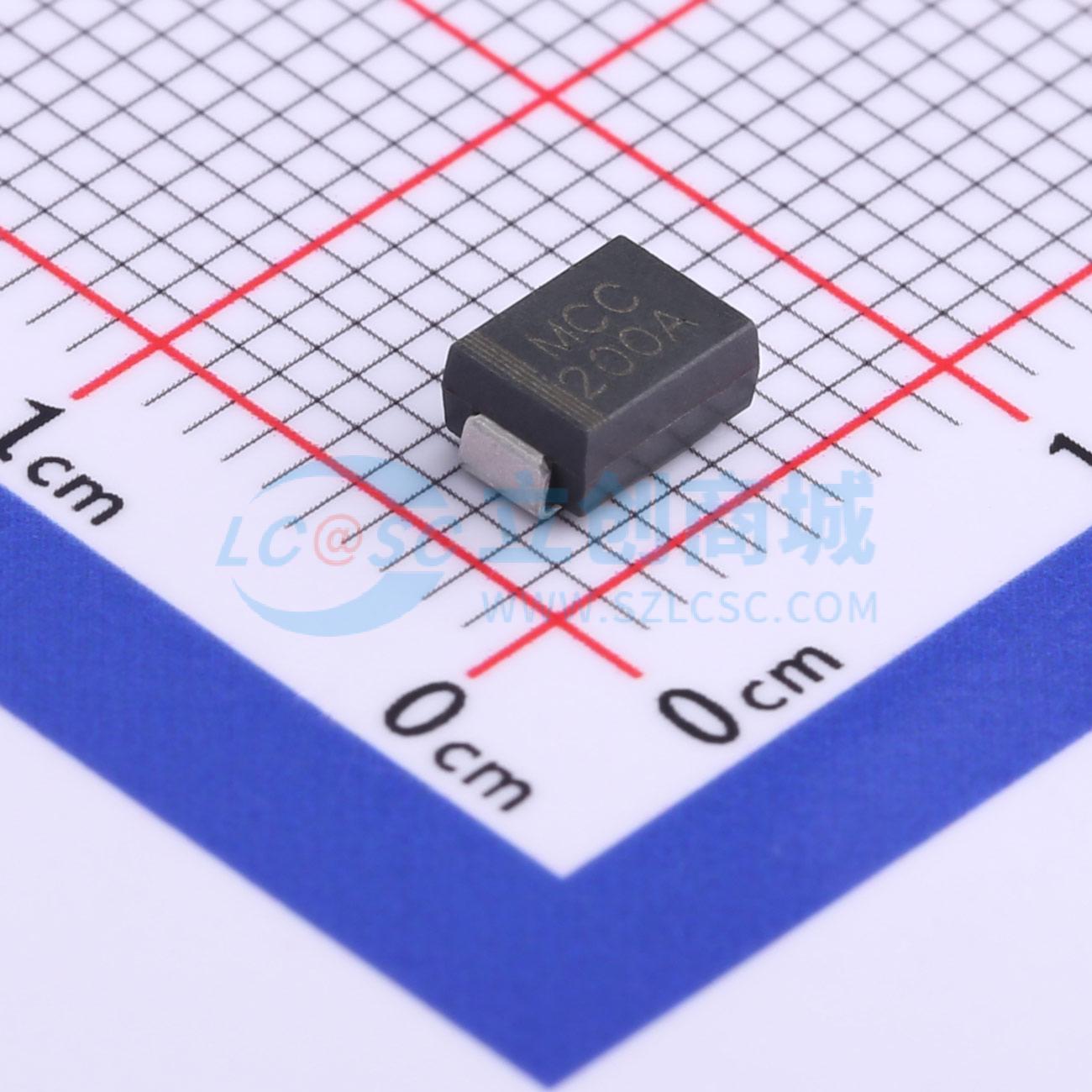 点击查看大图 SMBJP6KE200A-TP实物图