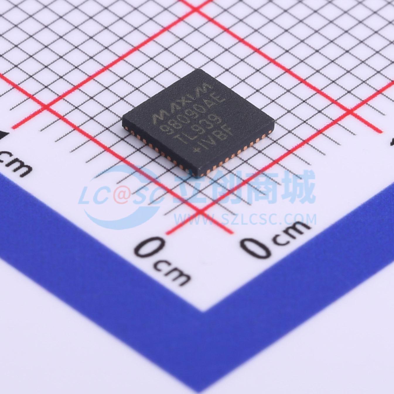 点击查看大图 MAX98090AETL+T实物图