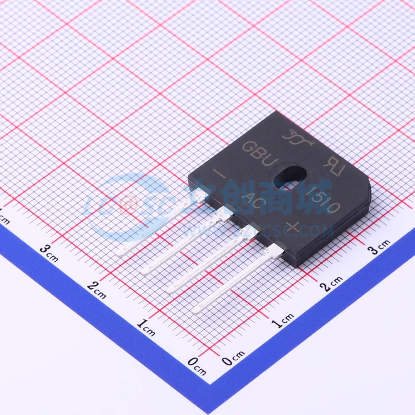 点击查看大图 GBU1510实物图