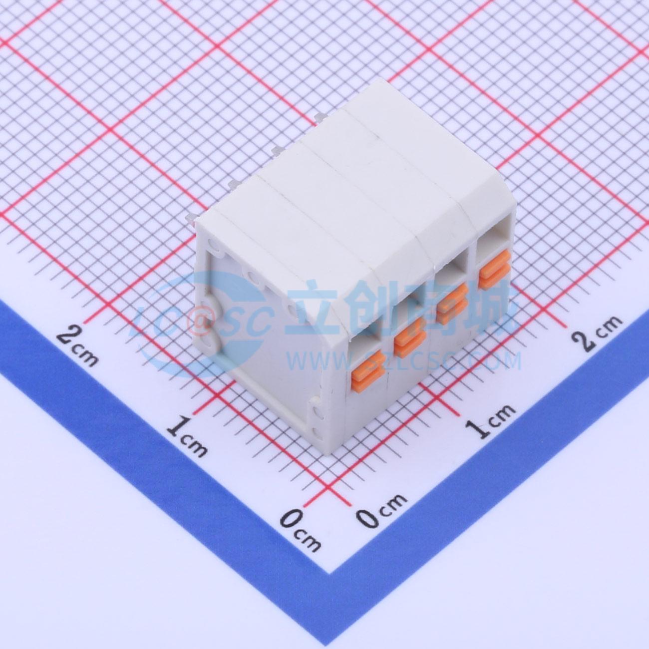 KF239-3.81-4P实物图