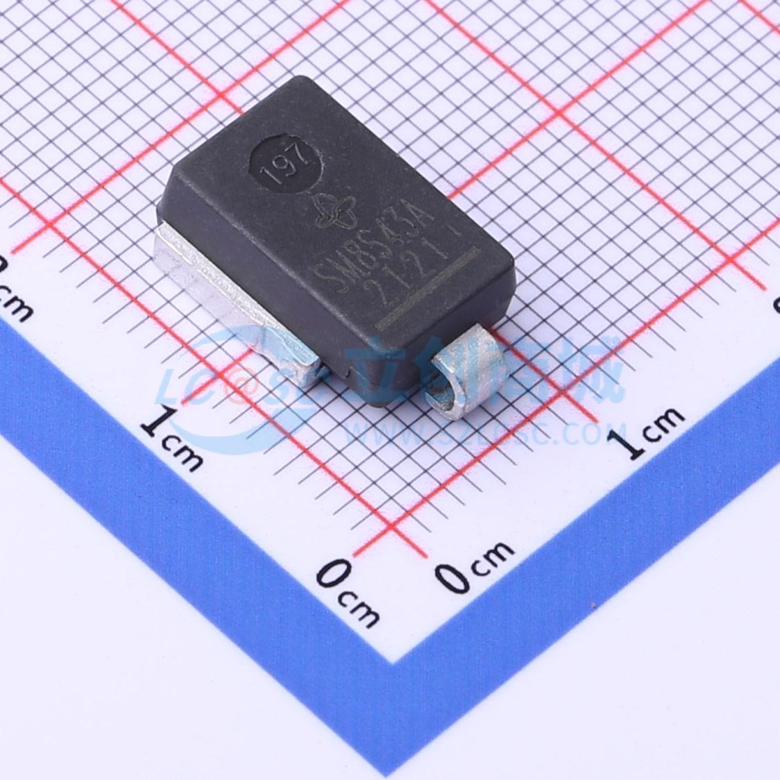 点击查看大图 SM8S43AHE3_A/I实物图