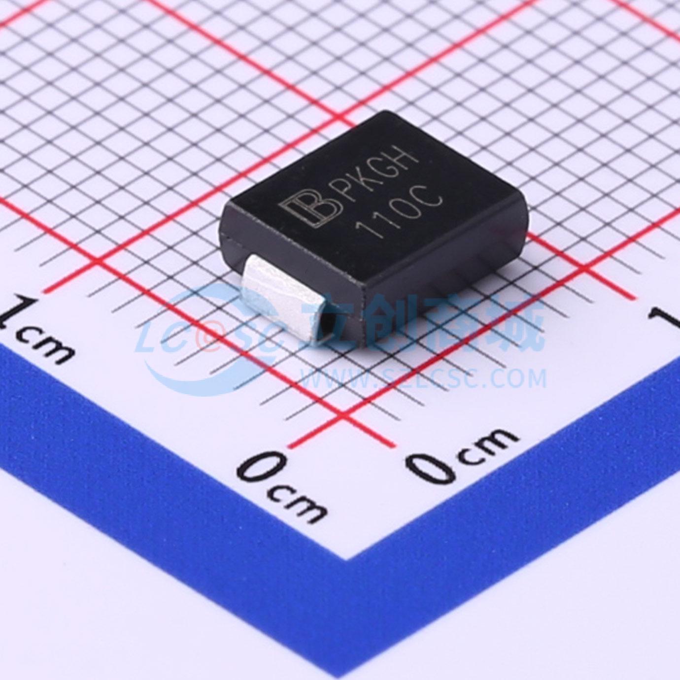 点击查看大图 1.5SMC110CA/TR7实物图