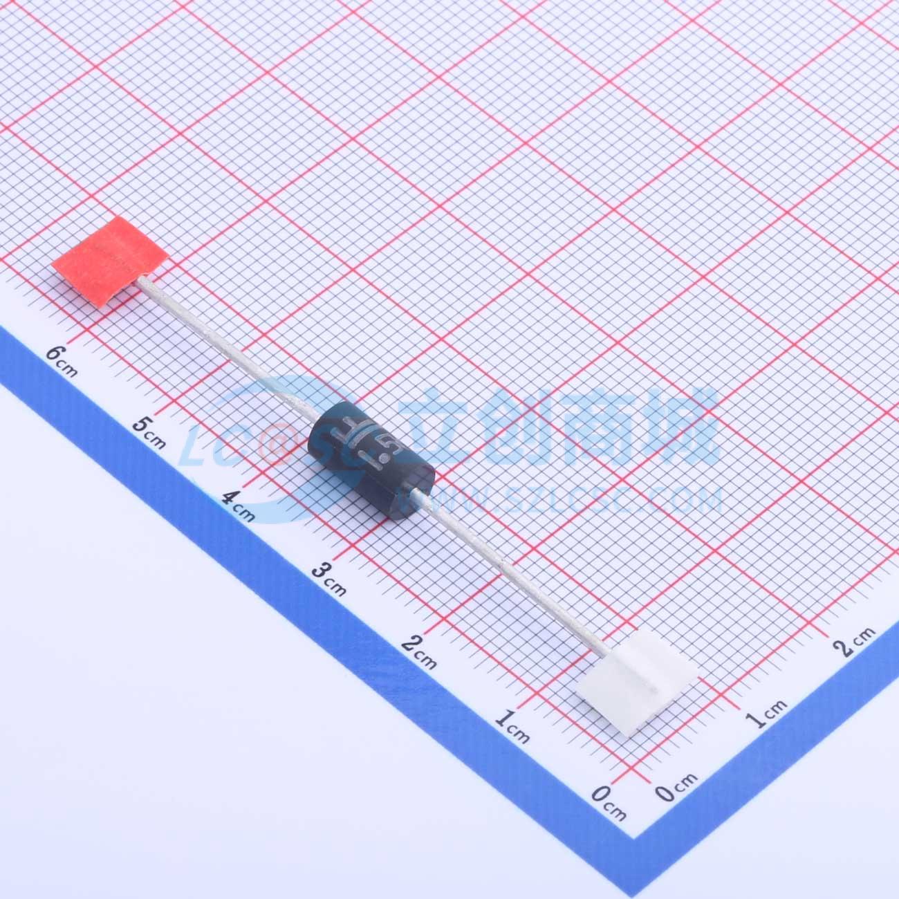 点击查看大图 1.5KE43CA实物图