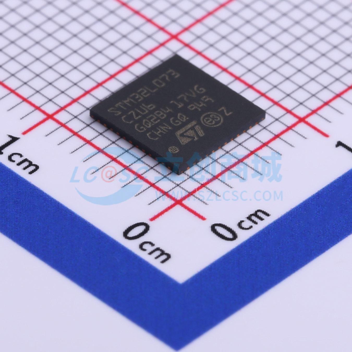 点击查看大图 STM32L073CZU6实物图