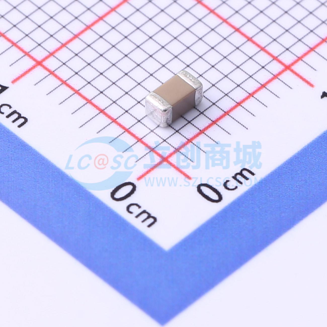 点击查看大图 CC1206KKX5R5BB106实物图