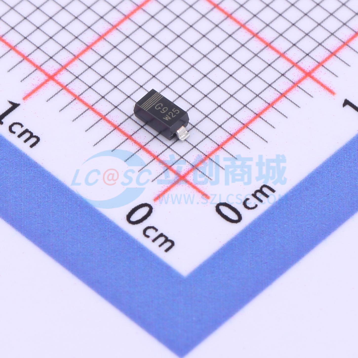 点击查看大图 BAT54GW,115实物图