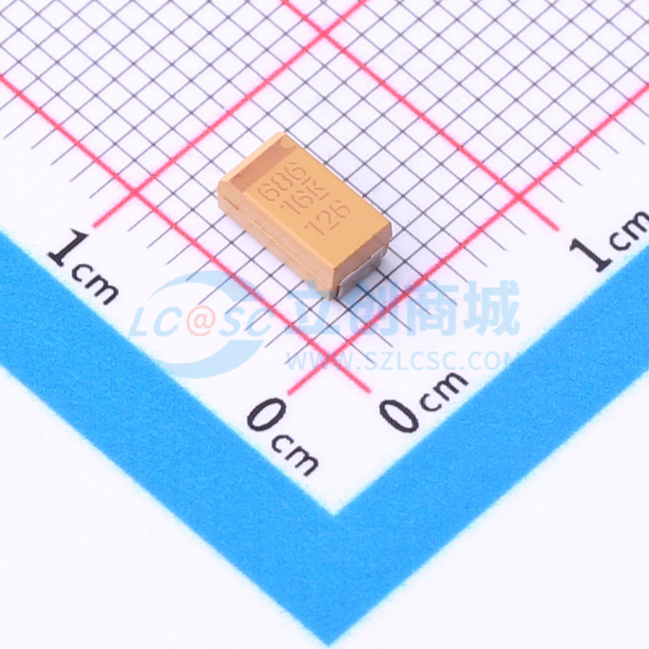 点击查看大图 T495C686K016ATE200实物图