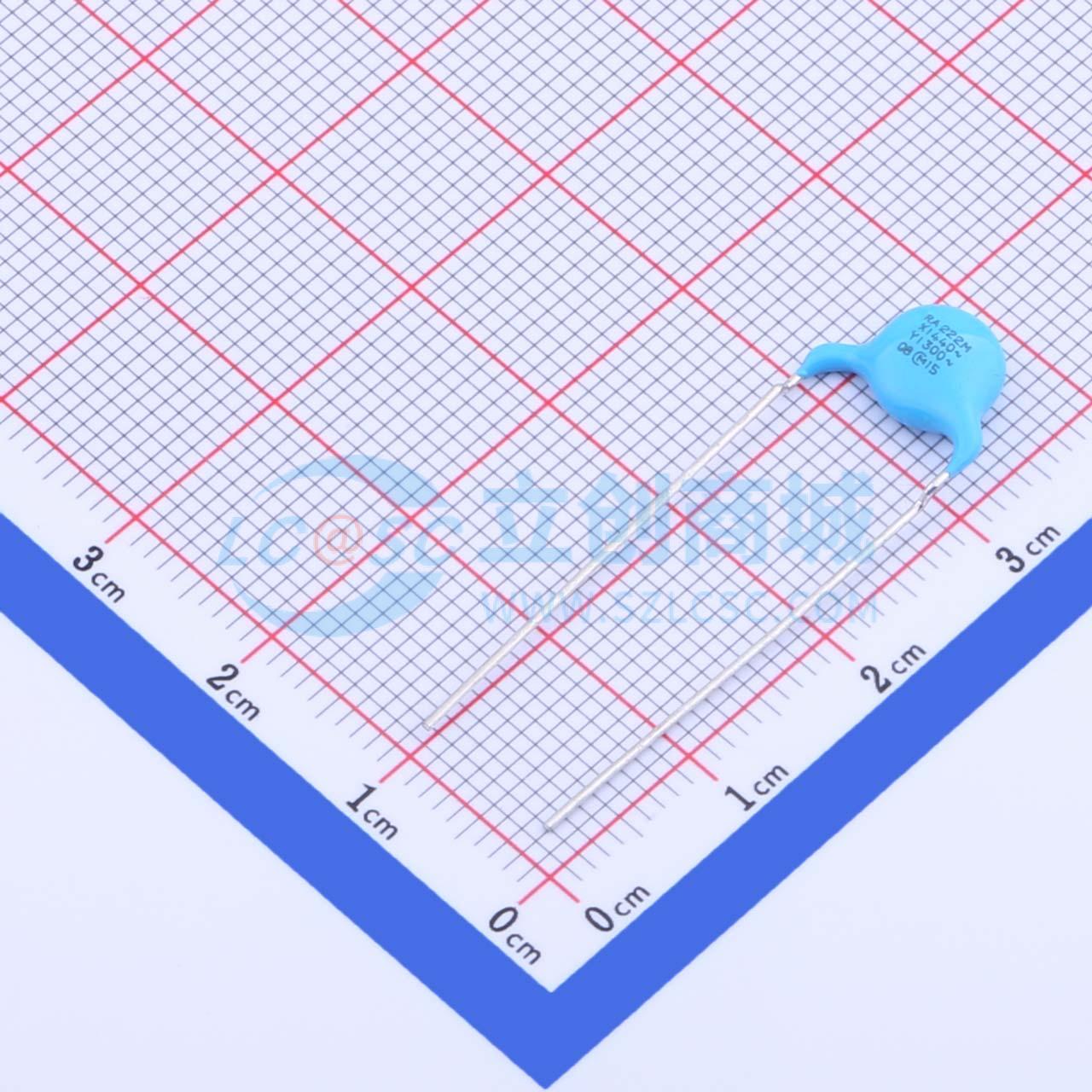 点击查看大图 DE1E3RA222MA4BP01F实物图