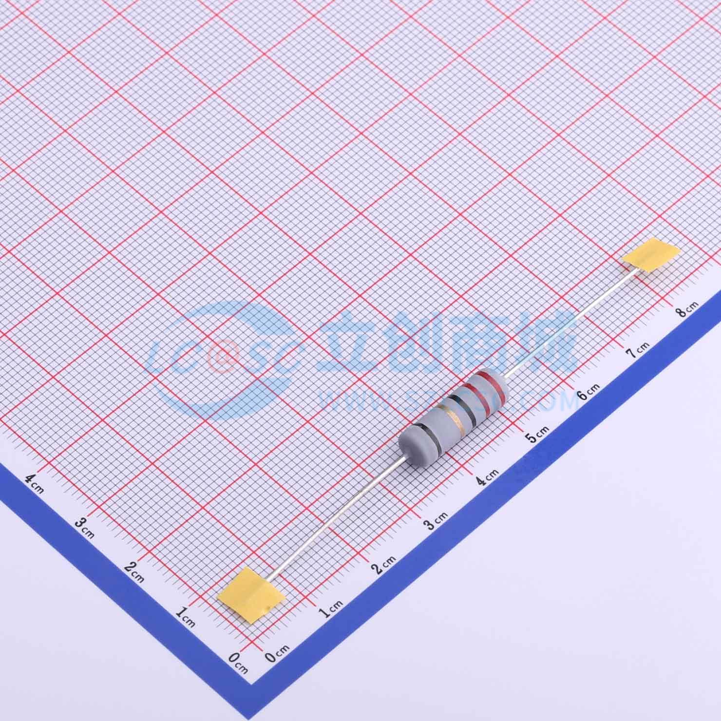 点击查看大图 KNP5WS-22Ω±5%T实物图