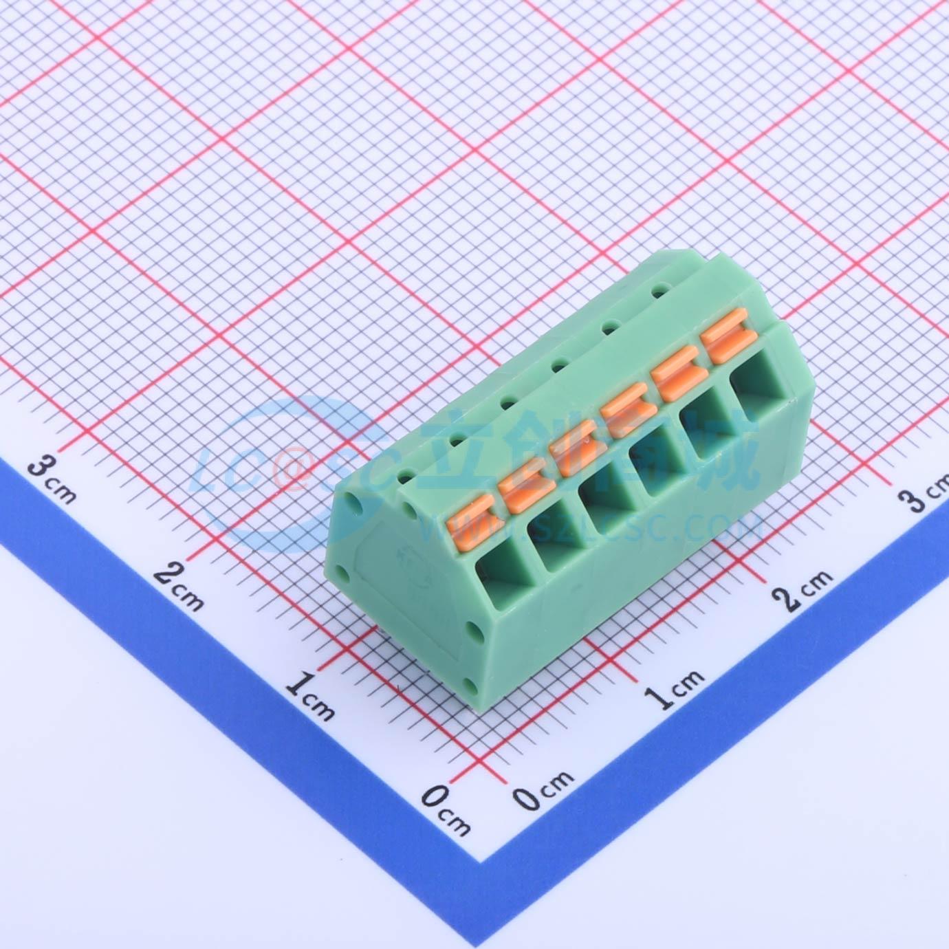 点击查看大图 KF250NH-3.81-6P实物图