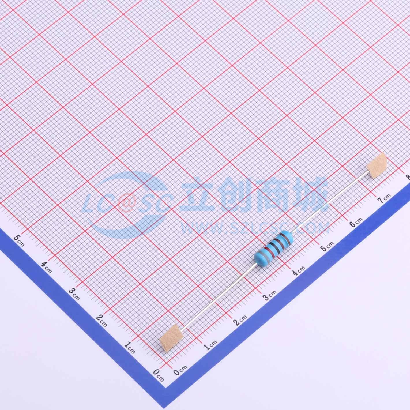 点击查看大图 MF2WS-8.2KΩ±1%T实物图